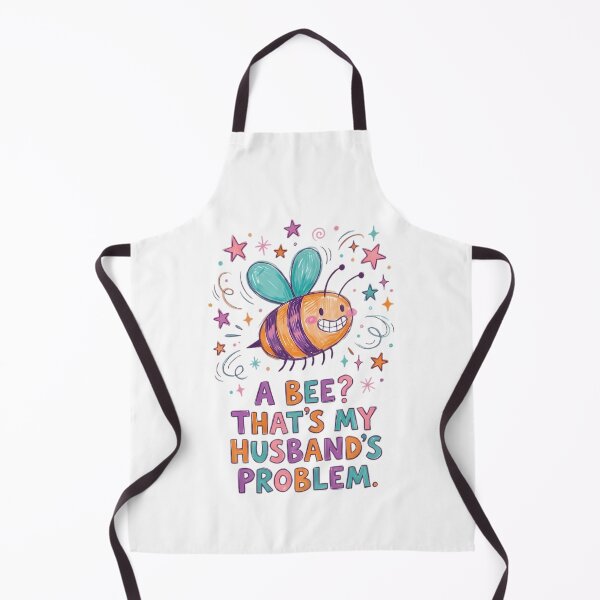 Item preview, A Bee That's My Husbands Problem, Funny Bee Design designed and sold by Stick-Artistry.