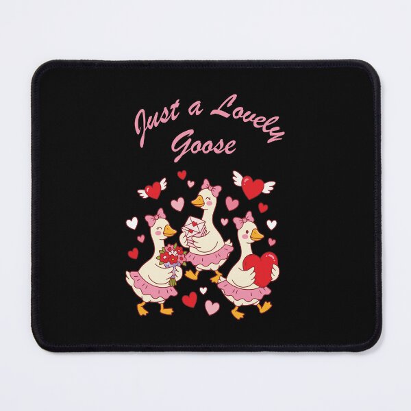 Item preview, Cute Valentine Goose with Hearts Flowers and Love Letters T-Shirt designed and sold by artetotal.
