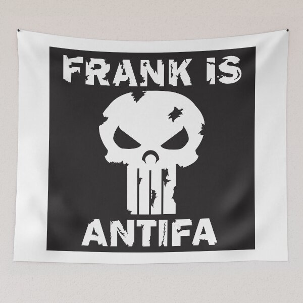 Item preview, Damaged Version of The Punisher Frank Castle is ANTIFA designed and sold by All in Good Fun.