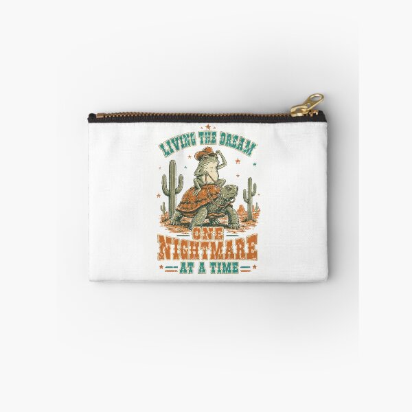 Item preview, Living The Dream One Nightmare At A Time Frog Riding Turtle designed and sold by Region.