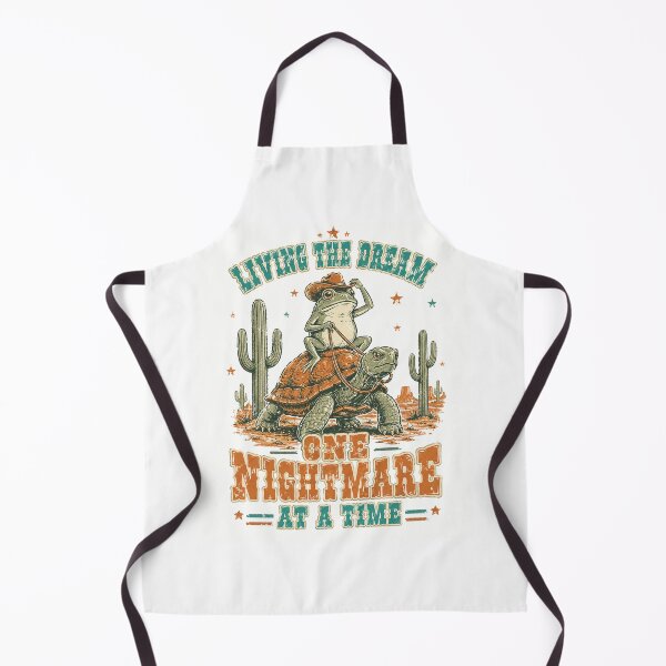 Item preview, Living The Dream One Nightmare At A Time Frog Riding Turtle designed and sold by Region.