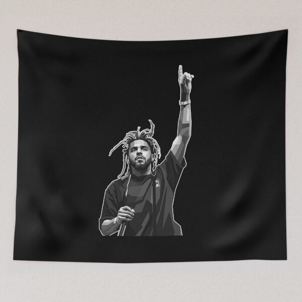 Item preview, J Cole grayscale  designed and sold by Japanese art.