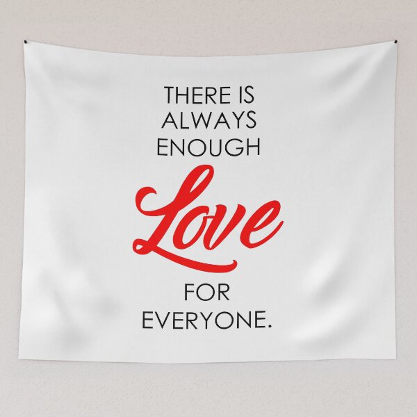 Item preview, There Is Always Enough Love Positive Affirmation Typography Graphic designed and sold by THAT-ONE-TEE.