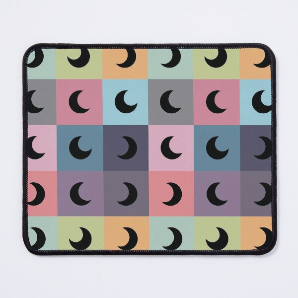 Item preview, Black moons on blue designed and sold by uunaa.