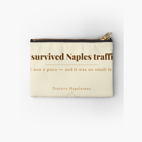 Item preview, I Survived Naples Traffic — Funny Naples Souvenir Vintage Print Italy designed and sold by vesuviovibes.