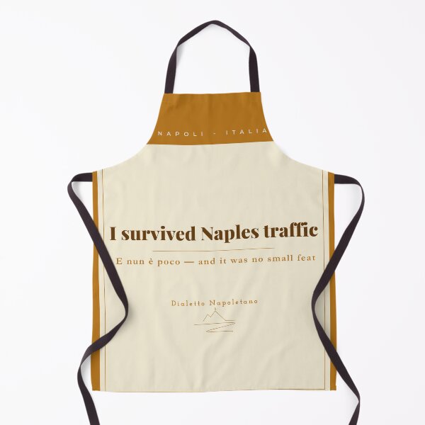 Item preview, I Survived Naples Traffic — Funny Naples Souvenir Vintage Print Italy designed and sold by vesuviovibes.