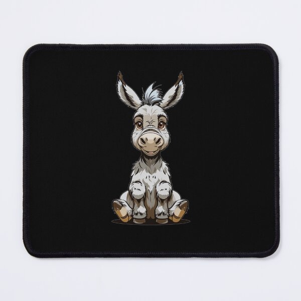 Item preview, Abstract Donkey Portrait Illustration designed and sold by Timowo Studio | Fine Line Wildlife Art & Modern Nature Graphics.