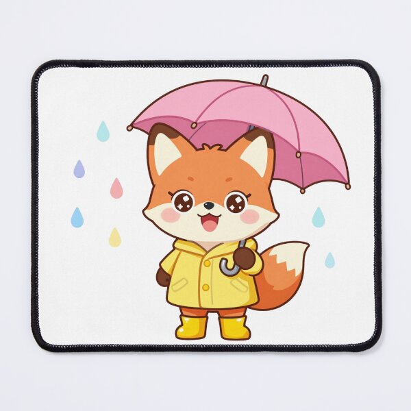 Item preview, Cute Rainy day Fox. designed and sold by Webinath.