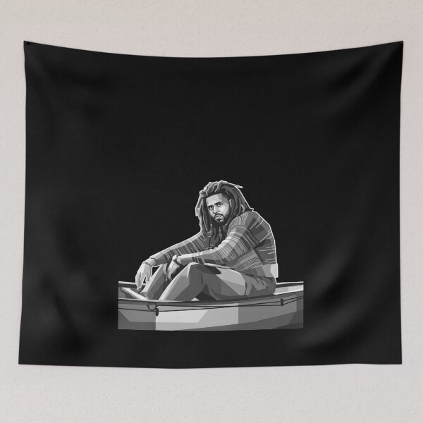 Item preview, J Cole grayscale  designed and sold by Japanese art.