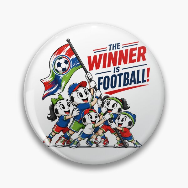 Item preview, FOOTBALL IS THE WINNER designed and sold by Moko7.