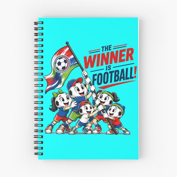 Item preview, FOOTBALL IS THE WINNER designed and sold by Moko7.