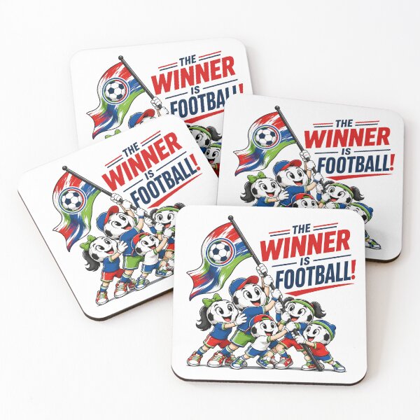 Item preview, FOOTBALL IS THE WINNER designed and sold by Moko7.