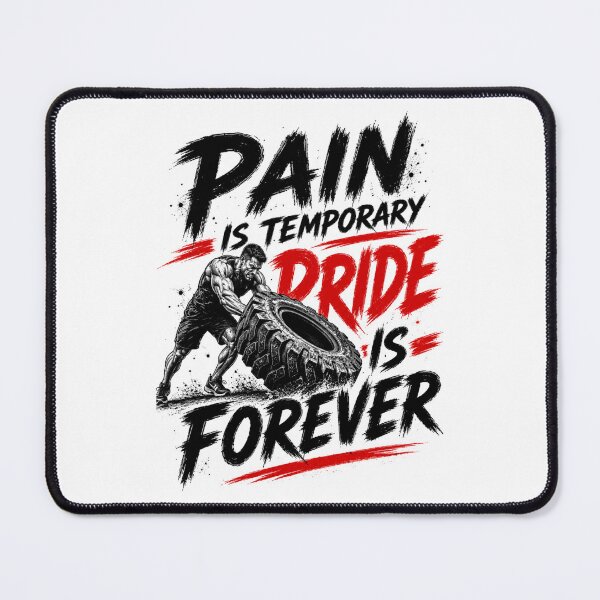 Item preview, Pain Is Temporary Pride Is Forever - Fitness Motivation Design designed and sold by DomKo10.