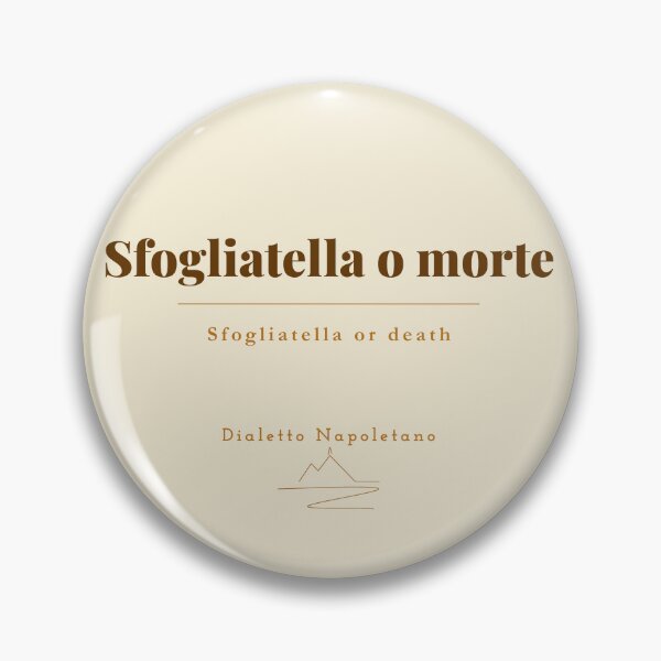 Item preview, Sfogliatella o Morte — Neapolitan Pastry Quote Vintage Print Naples designed and sold by vesuviovibes.