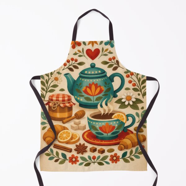 Item preview, Wall Art - Postcard - Vintage Tea Time Bliss designed and sold by ForeverPrintsOK.