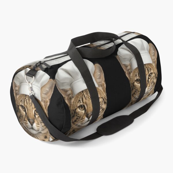 Item preview, Funny Savannah Cat Chef Realistic Animal Cooking Humor Art designed and sold by LazyOwlStore.