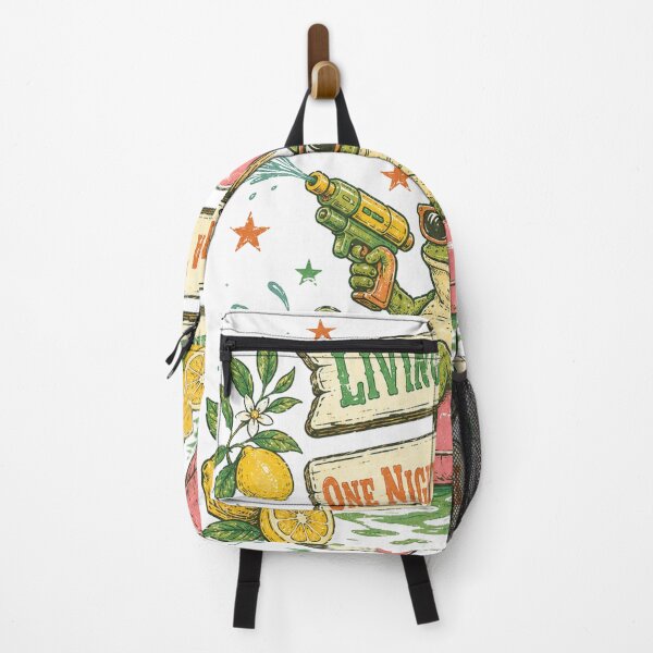 Item preview, Living The Dream One Nightmare At A Time Summer Frog Floatie designed and sold by Region.