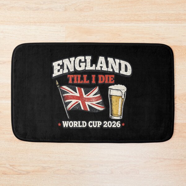 Item preview, England Till I Die – World Cup 2026 Retro Football Fan Shirt designed and sold by ArthUpscale.