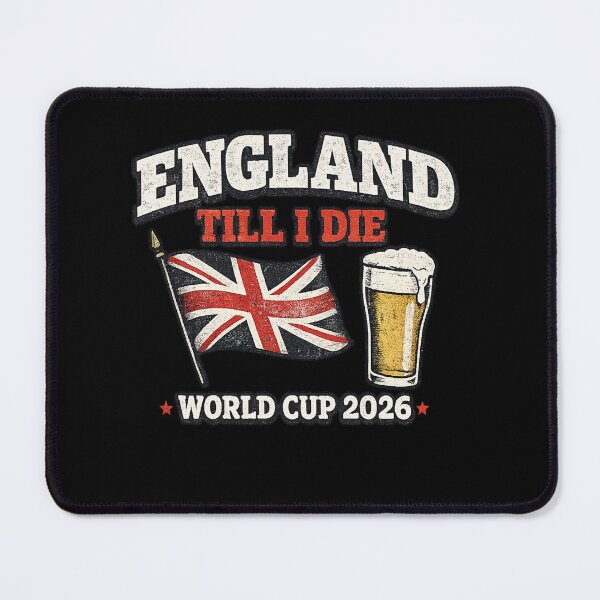 Item preview, England Till I Die – World Cup 2026 Retro Football Fan Shirt designed and sold by ArthUpscale.
