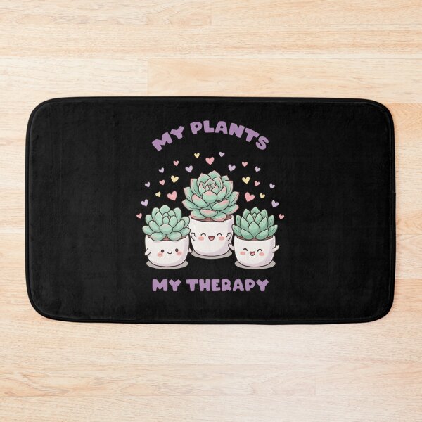 Item preview, My Plants My Therapy Kawaii Succulent Design designed and sold by Collagedream.