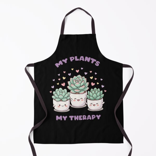 Item preview, My Plants My Therapy Kawaii Succulent Design designed and sold by Collagedream.