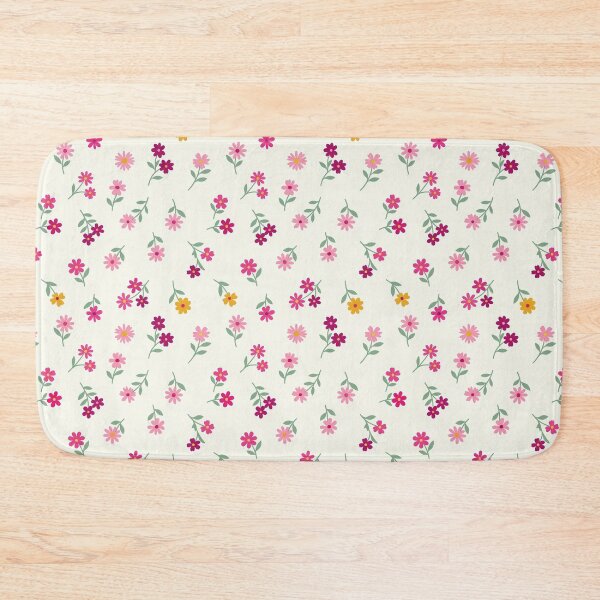 Item preview, Cute Pink Wildflower Seamless Pattern designed and sold by MegaNovaArt.