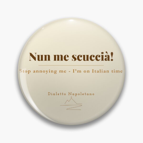 Item preview, Nun Me Scuccia — Neapolitan Dialect Vintage Print Naples Italy designed and sold by vesuviovibes.