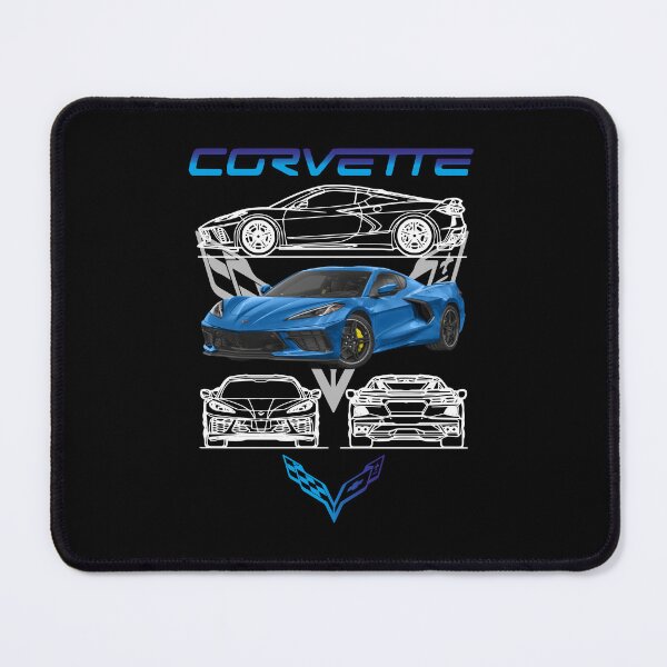 Item preview, Corvette C8 Blue Edition - Blueprint & Realistic Design designed and sold by by2pals.