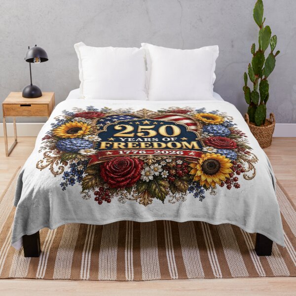Item preview, American Flag Floral Wreath designed and sold by PetalGarden.