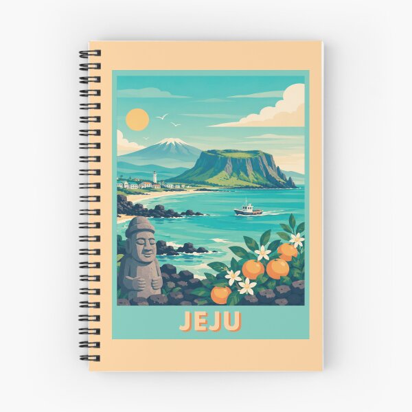 Item preview, Jeju Island South Korea Travel Poster designed and sold by MatthewHeights.