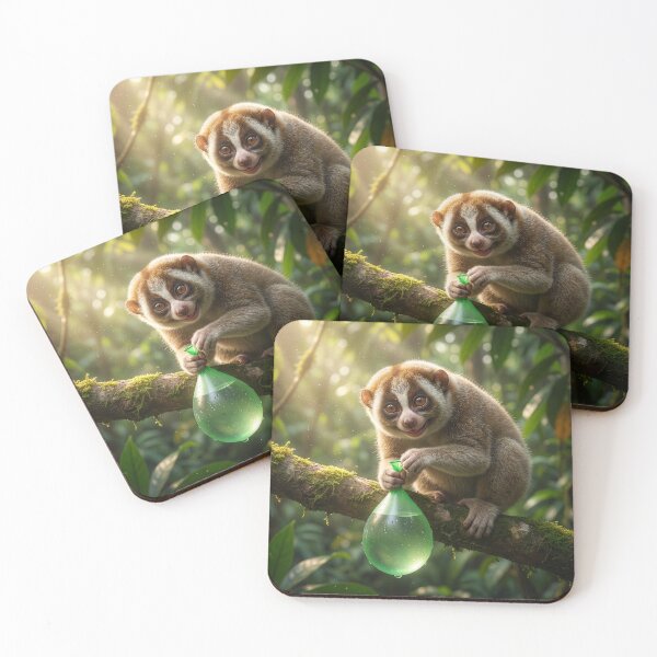 Item preview, Slow Loris Plays a Prank on an Orangutan designed and sold by Tridentulus.