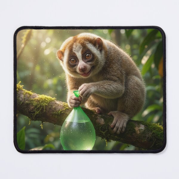 Item preview, Slow Loris Plays a Prank on an Orangutan designed and sold by Tridentulus.