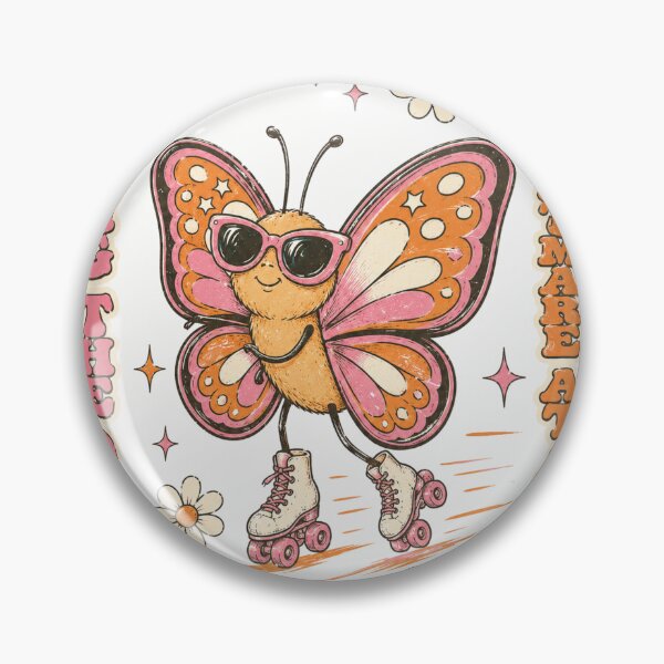 Item preview, Living The Dream One Nightmare At A Time Roller Skate Butterfly designed and sold by Region.