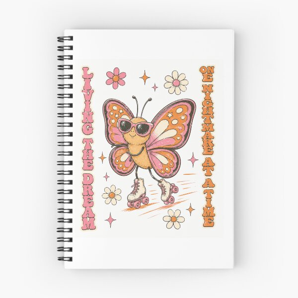 Item preview, Living The Dream One Nightmare At A Time Roller Skate Butterfly designed and sold by Region.