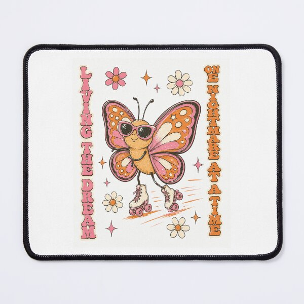 Item preview, Living The Dream One Nightmare At A Time Roller Skate Butterfly designed and sold by Region.