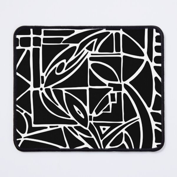 Item preview, Tribal Marks — Black and White Abstract Tribal Texture Pattern designed and sold by kutsalo.