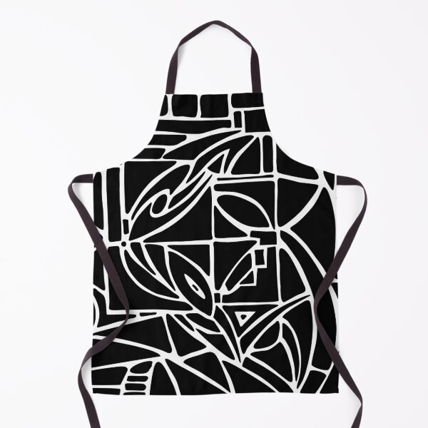Item preview, Tribal Marks — Black and White Abstract Tribal Texture Pattern designed and sold by kutsalo.
