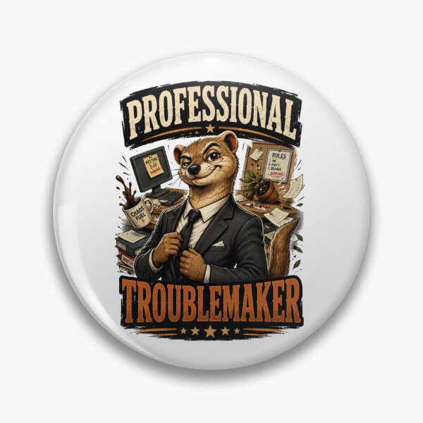 Item preview, Professional Troublemaker Mongoose T_shirt  designed and sold by happyshirt27.