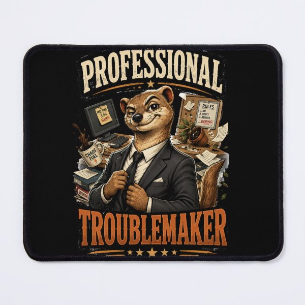 Item preview, Professional Troublemaker Mongoose T_shirt  designed and sold by happyshirt27.