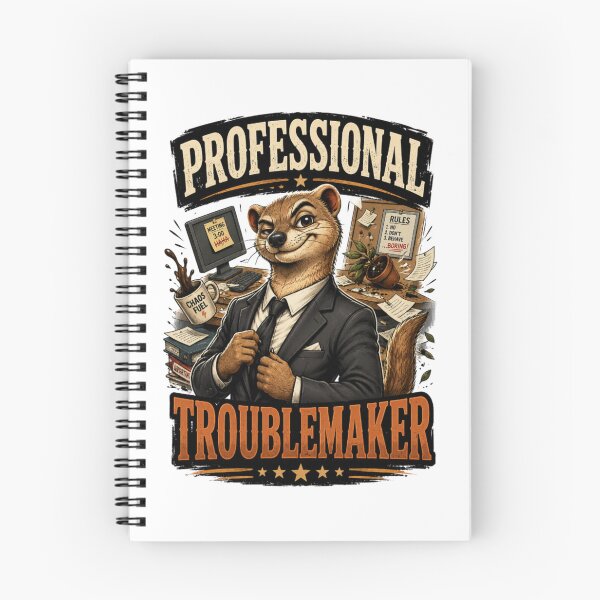 Item preview, Professional Troublemaker Mongoose T_shirt  designed and sold by happyshirt27.