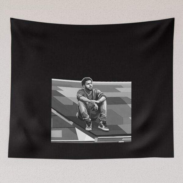 Item preview, J cole grayscale  designed and sold by Japanese art.
