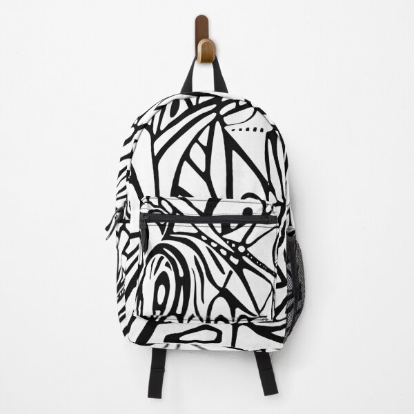 Item preview, Mystic Eye Outline — Black and White Line Art Abstract Pattern designed and sold by kutsalo.