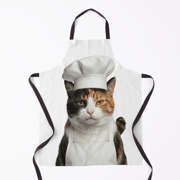 Item preview, Funny Japanese Bobtail Cat Chef Realistic Animal Cooking Humor Art designed and sold by LazyOwlStore.
