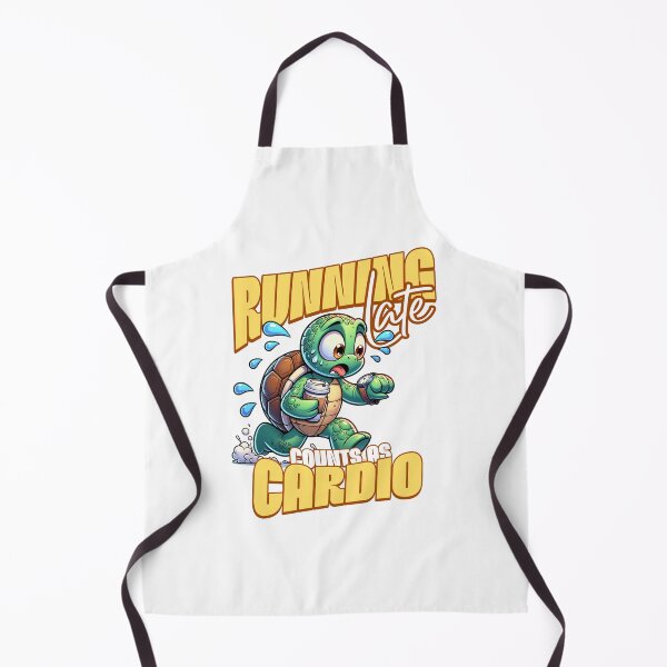 Item preview, Funny Running Late Cardio Turtle Tee designed and sold by TheSnarkyShark.