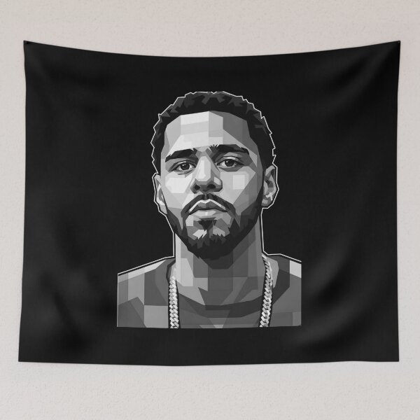 Item preview, J cole grayscale  designed and sold by Japanese art.