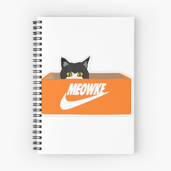 Item preview, Black Cat in Orange Sneaker Box designed and sold by Jus3na.