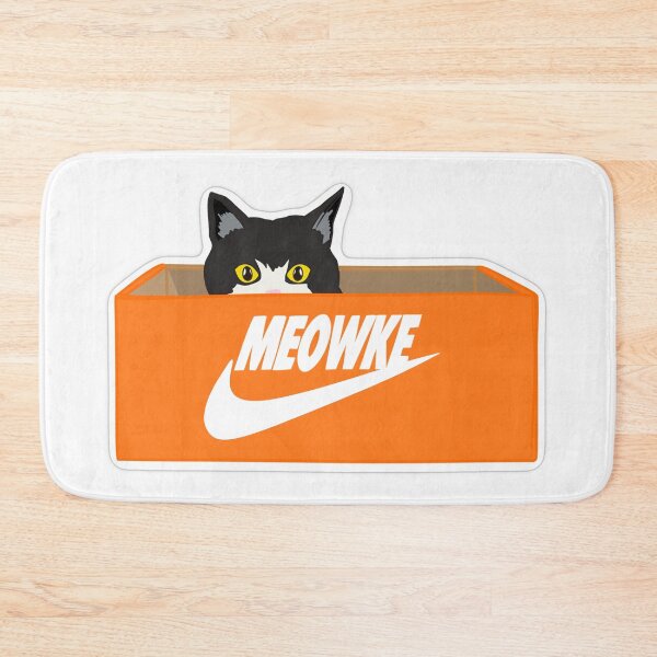 Item preview, Black Cat in Orange Sneaker Box designed and sold by Jus3na.