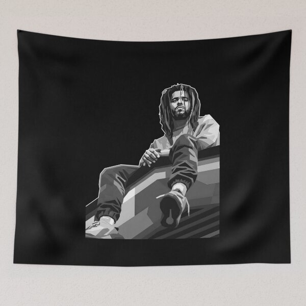 Item preview, J cole grayscale  designed and sold by Japanese art.