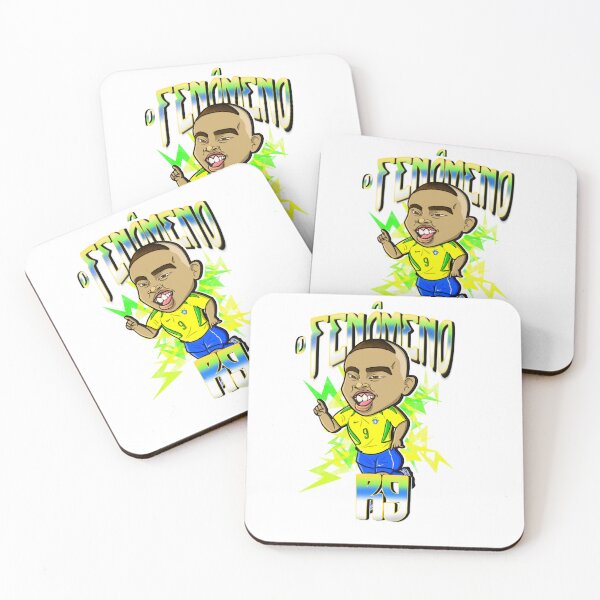 Item preview, Ronaldo R9 O Fenomeno - Brazil Football Legend Caricature designed and sold by Cariomitro.