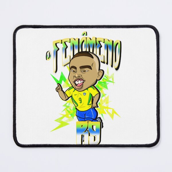 Item preview, Ronaldo R9 O Fenomeno - Brazil Football Legend Caricature designed and sold by Cariomitro.